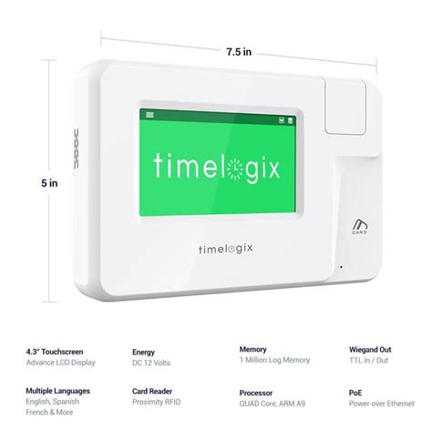 timelogix tl50 smart card rfid time clock|RFID Smart Card Time Clock – timelogix.